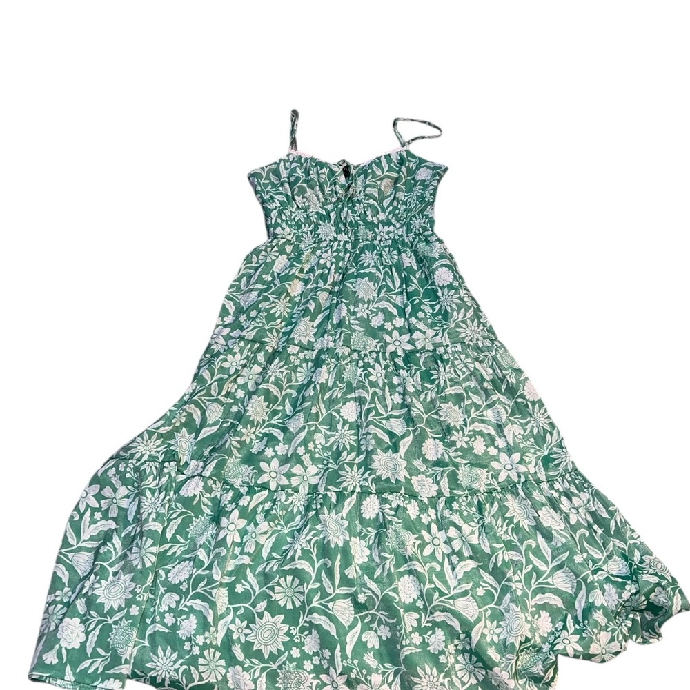 Trixxi Green Floral Maxi Dress